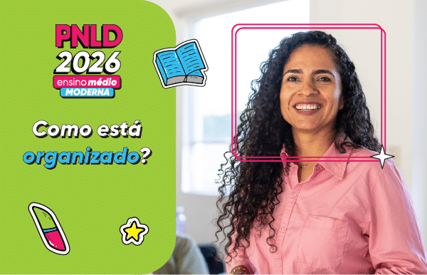 Como está organizado o PNLD 2026 para o Ensino Médio?