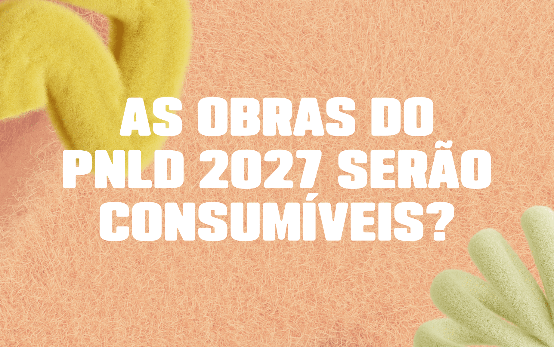 Entenda os livros consumíveis e reutilizáveis do PNLD 2027